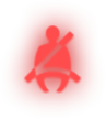 Driver's Front/Passenger's Seat Belt Reminder Light