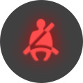 Driver's Front/Passenger's Seat Belt Reminder Light