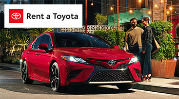 Toyota Rent a Car Image with Logo